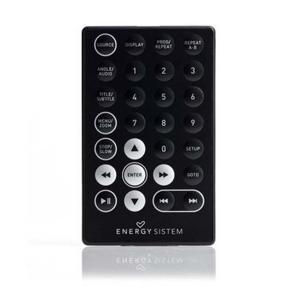 Energy Sistem RA-M2500 IR Wireless press buttons Black remote control