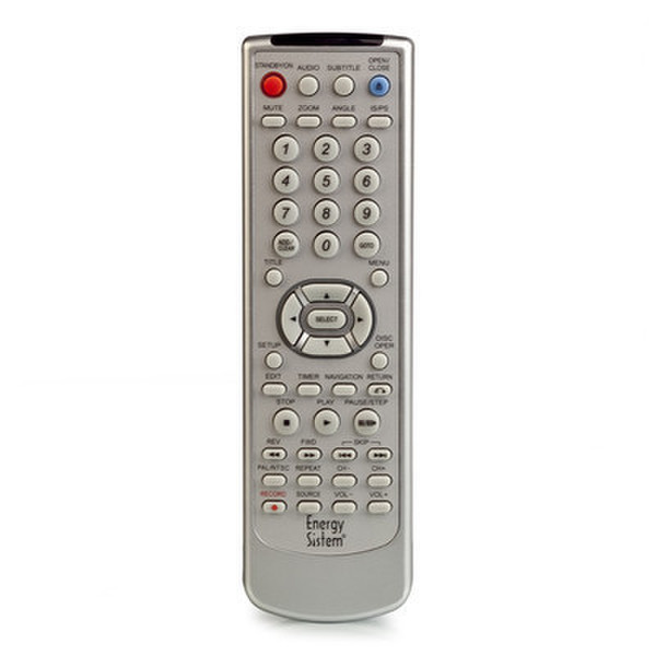 Energy Sistem RA-M4000 IR Wireless press buttons Grey remote control