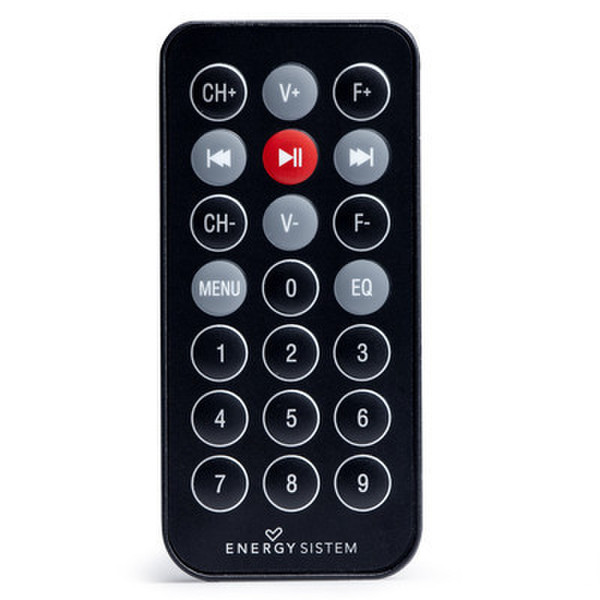 Energy Sistem RA-M1100 IR Wireless press buttons Black remote control