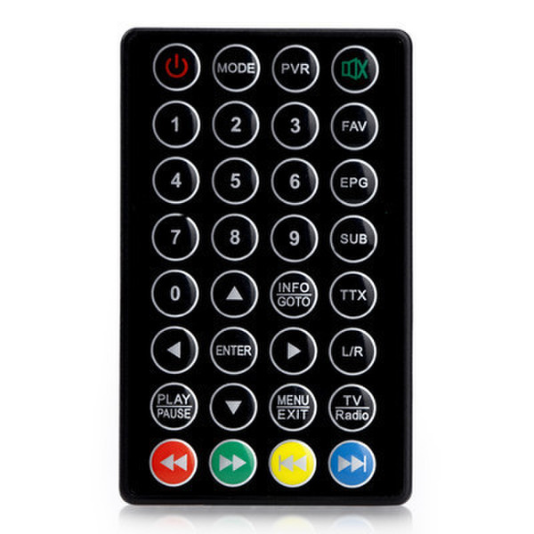 Energy Sistem RA-M3110 IR Wireless press buttons Black remote control