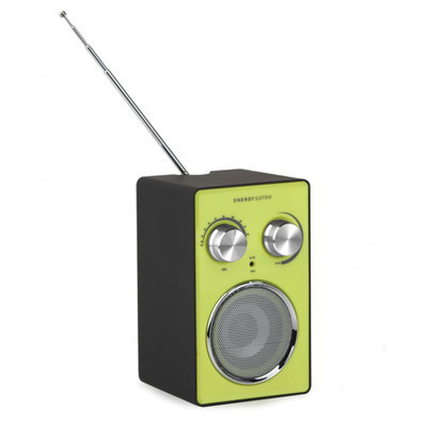 Energy Sistem Radio 210 Portable Analog Black,Green