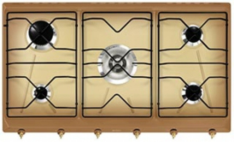 Smeg SRV896TF built-in Gas Cappuccino hob