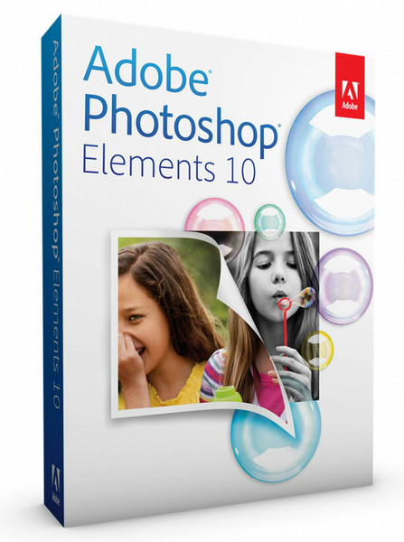 Adobe Photoshop Elements 10, Win/Mac, DVD, OEM