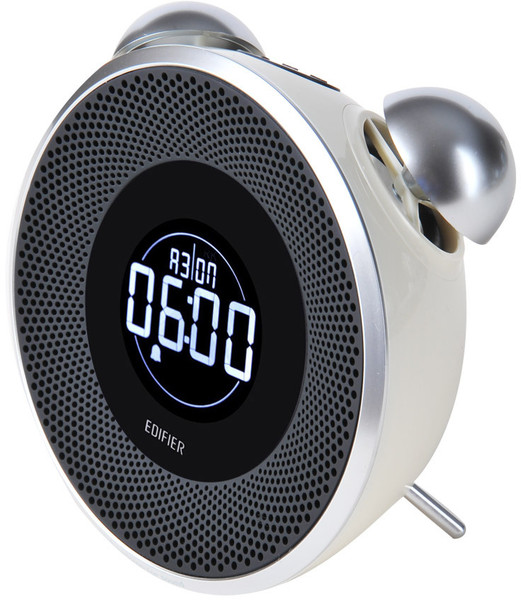 Edifier Tick Tock SD/USB/FM Uhr Digital Beige Radio