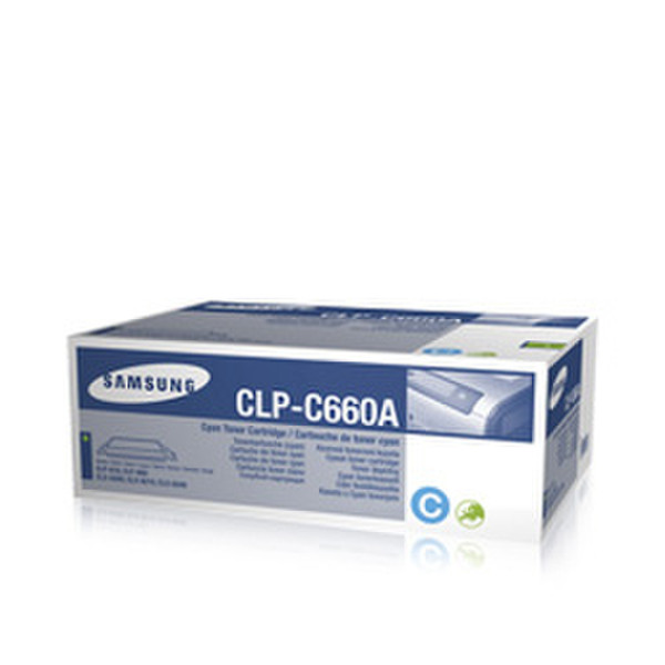 Samsung CLP-C660A Lasertoner 2000Seiten Cyan Lasertoner / Patrone