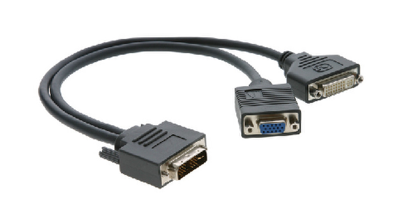 Kramer Electronics DVI-I (M) - DVI-D (F) & 15-pin HD (F)