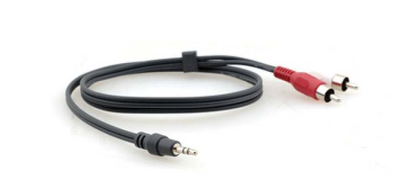 Kramer Electronics 3.5mm - 2 RCA, 3m 3m 3.5mm RCA Black,Red,White