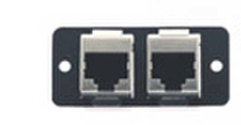 Kramer Electronics Wall Plate Insert - 2 x RJ-45 outlet box