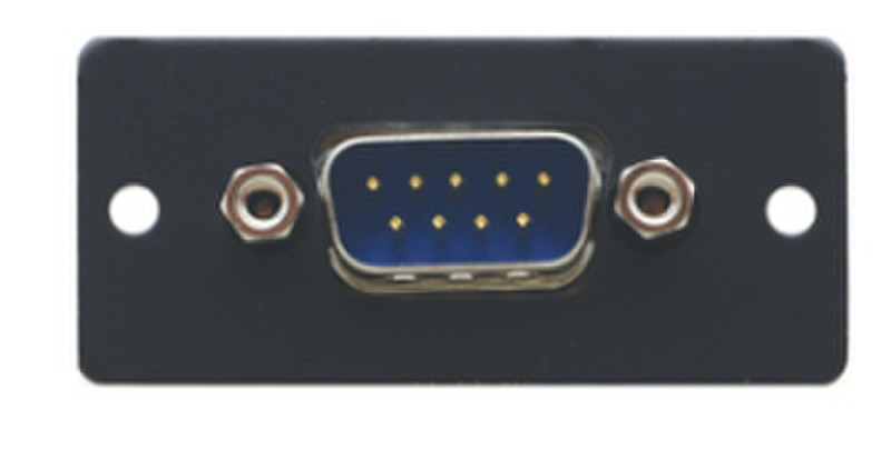 Kramer Electronics Wall Plate Insert - 9-pin D-sub (M/F) Черный розеточная коробка