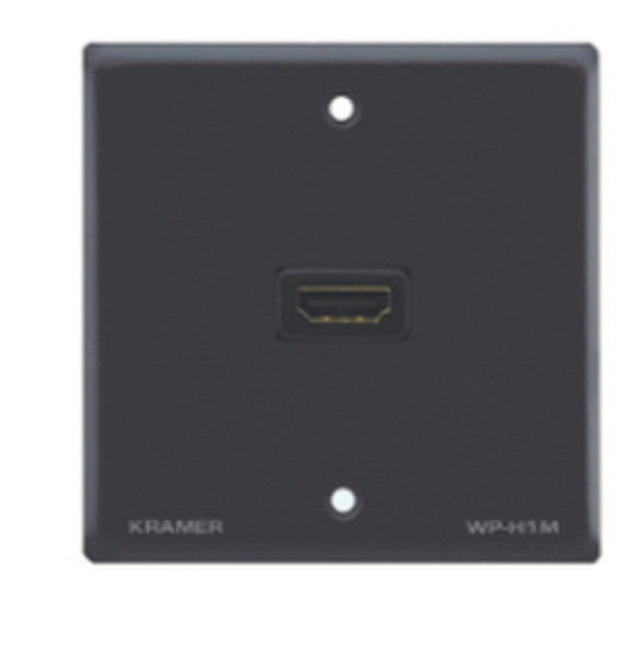 Kramer Electronics Passive Wall Plate - HDMI Schwarz Steckdose
