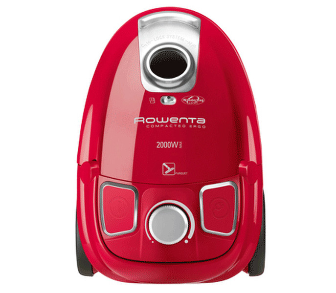 Rowenta Compacteo Ergo Cylinder vacuum 3L 2000W Red