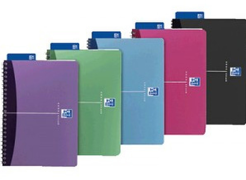 Elba 100101918 A4 90sheets Blue,Green,Grey,Pink,Purple writing notebook