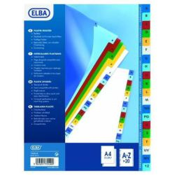 Elba INTERC Polypropylene (PP) Mehrfarben 1Stück(e) Trennblatt