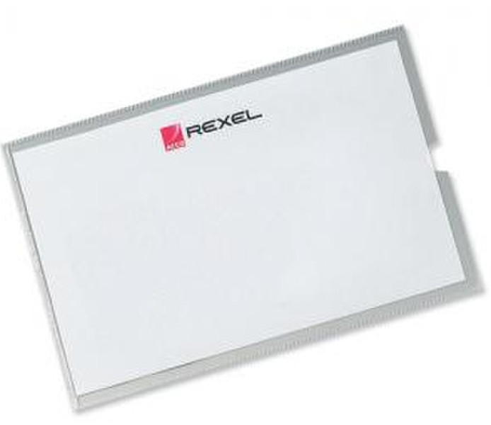 Rexel Nyrex™ Card Holders 95x64mm Clear (25) filing pocket