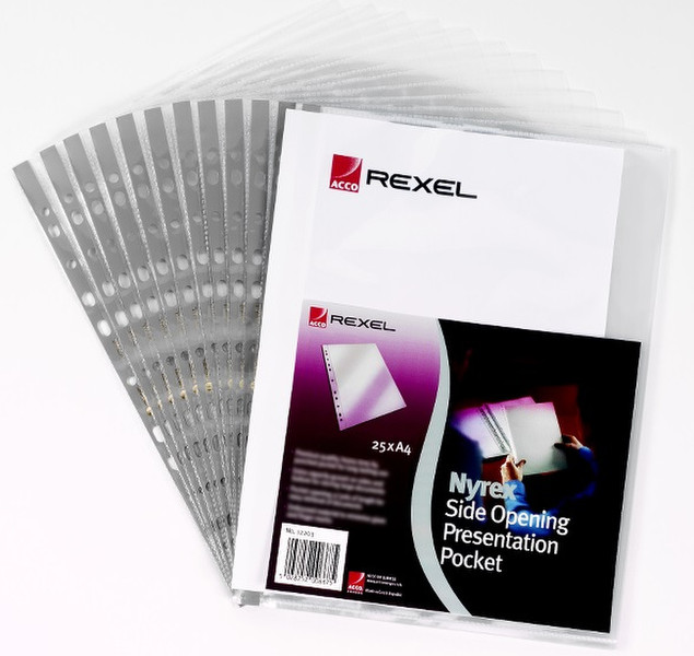 Rexel Nyrex™ Reinforced Pockets (25) filing pocket