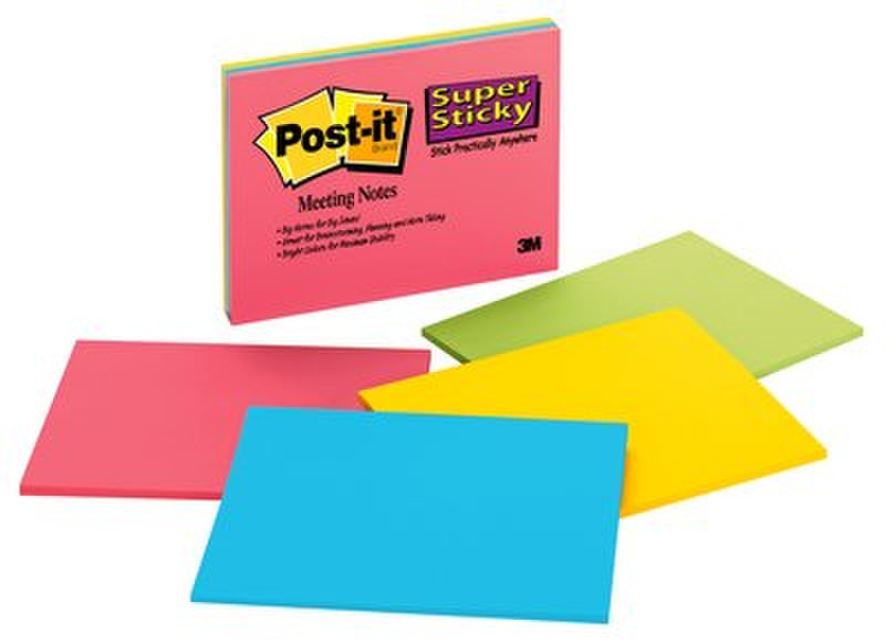 Post-It 6845-SSP Прямоугольник Разноцветный 45листов самоклеющаяся бумага для заметок