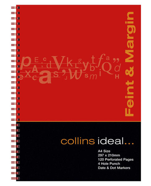 Collins Ideal 7 Series - A4 Feint & Margin