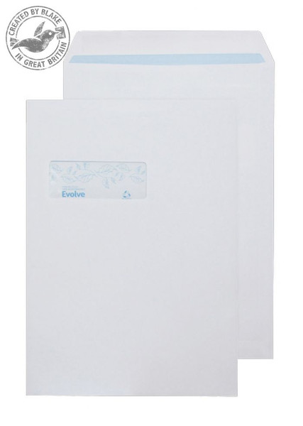 Blake Purely Environmental Pocket Self Seal Window White C4 324×229mm 100gsm (Pack 250)