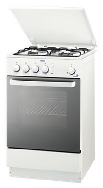 Zanussi ZCG55KGW Freistehend Gas hob Schwarz