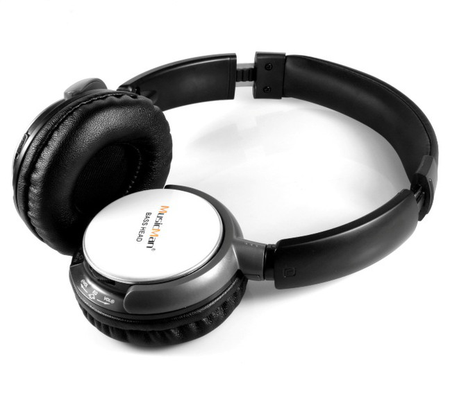 Technaxx MusicMan BassHead MP3-Stereo Supraaural Head-band White