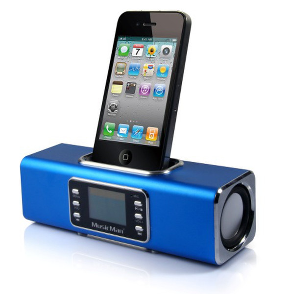 Technaxx MusicMan Wireless Soundstation BT-X1 Stereo Soundbox Blau