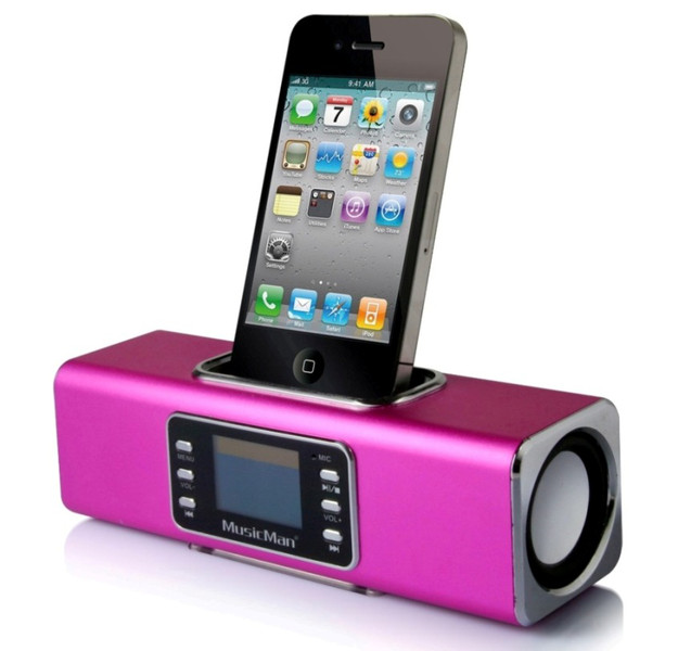 Technaxx MusicMan Wireless Soundstation BT-X1 Stereo soundbar Pink