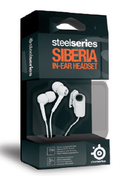 Steelseries Siberia In-Ear Стереофонический Вкладыши Белый гарнитура