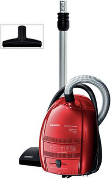 Siemens VS07G1466 Cylinder vacuum 5L Cherry,Metallic,Red vacuum