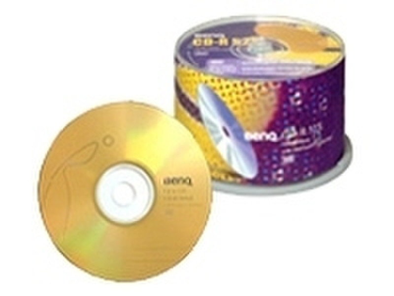 Benq 50 x CD-R 700 MB Gold CD-R 700MB 50Stück(e)