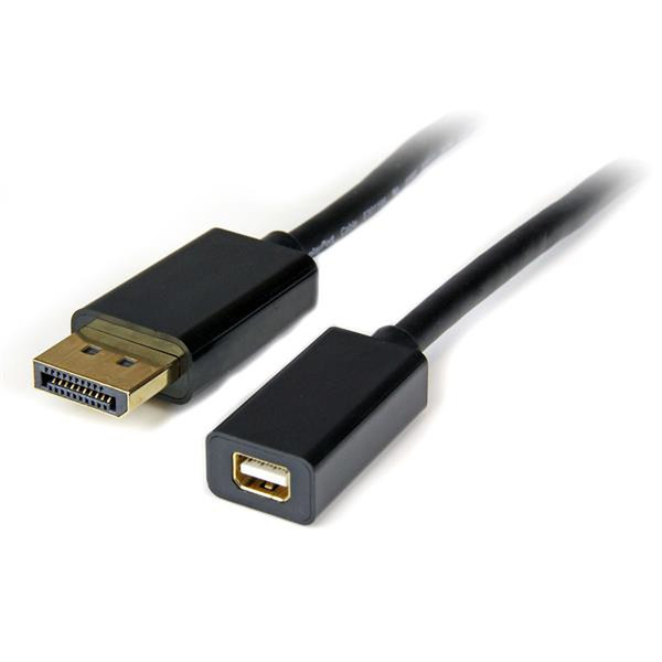 StarTech.com 3 ft DisplayPort to Mini DisplayPort 1.2 Video Cable Adapter M/F - DisplayPort 4k