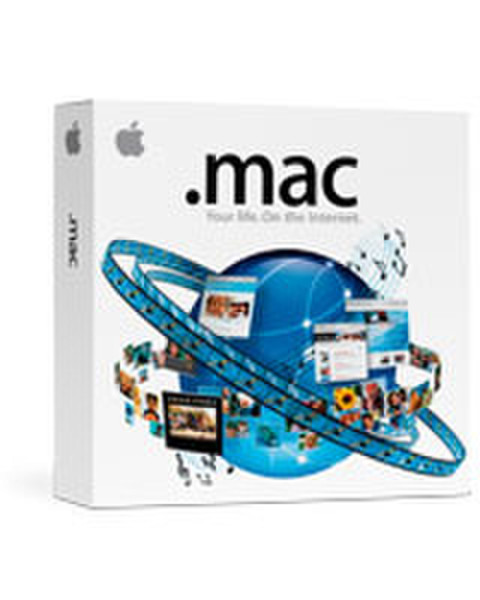 Apple .Mac Family Pack Box 5user(s) storage networking software
