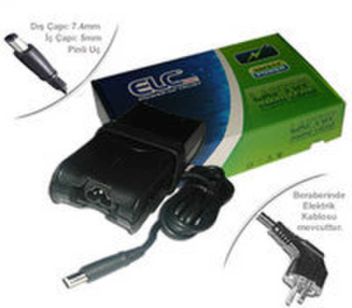 ELC -A010 Indoor 65W Black power adapter/inverter