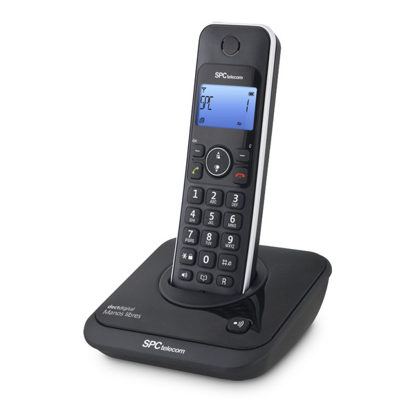 SPC 7243N DECT Anrufer-Identifikation Schwarz Telefon