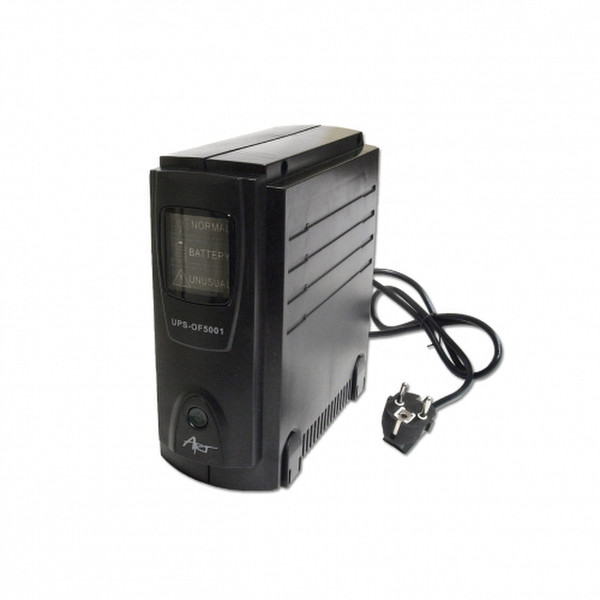Art Audio UPS-OF5001 500VA 2AC outlet(s) Tower Black uninterruptible power supply (UPS)