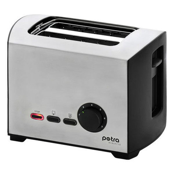Petra TA 16 2slice(s) 950W Black,Stainless steel toaster