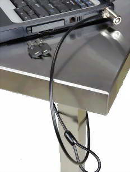 S-Link K64580EE Gebürsteter Stahl Kabelschloss