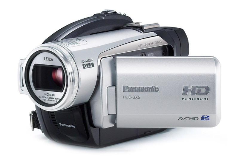 Panasonic HDC-SX5EG-S 2.1MP CMOS Silver hand-held camcorder