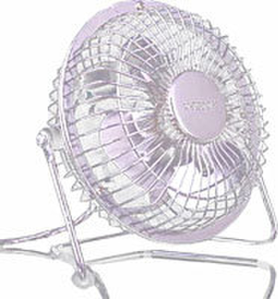 Everest Metal USB Desktop Fan Silver