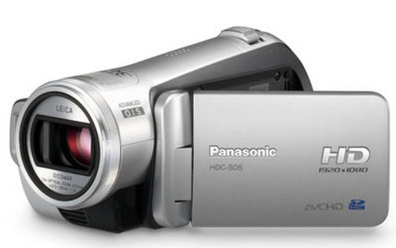 Panasonic HDC-SD5 Full HD Camcorder 0.56MP CCD Silber