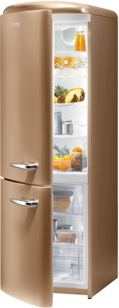 Gorenje RK60359OCO-L freestanding 229L 92L A++ Brown fridge-freezer