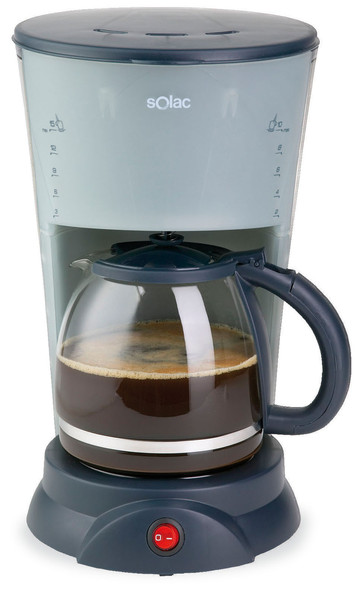 Solac CF4150 Drip coffee maker 1.5L 15cups Blue,Stainless steel