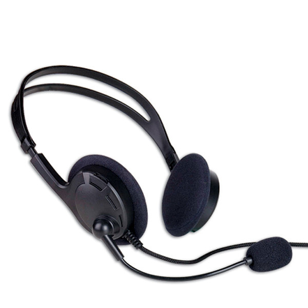 T.tec H410 Binaural Head-band Black headset