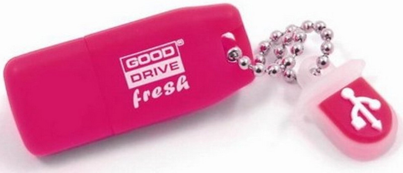 Goodram Fresh Strawberry 8GB 8ГБ USB 2.0 Type-A Розовый USB флеш накопитель