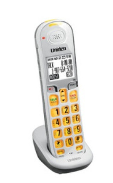 Uniden DCX309 DECT Anrufer-Identifikation Weiß Telefon