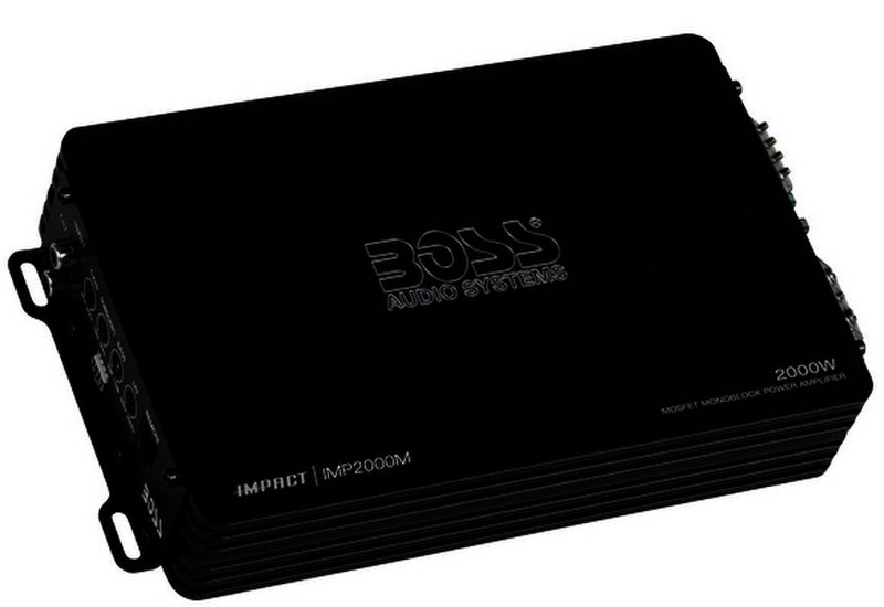 BOSS IMP2000M 1.0 Автомобиль Проводная Черный усилитель звуковой частоты