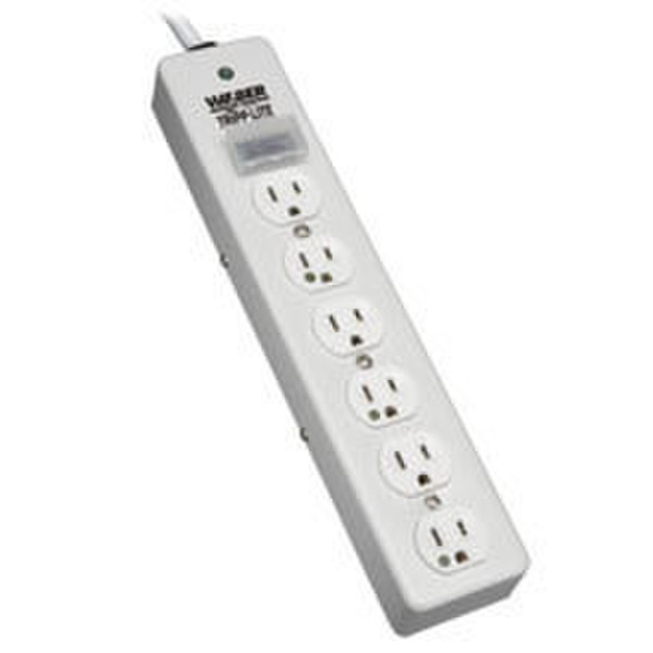 Tripp Lite SPS606HGRA 6AC outlet(s) 120V 3m White surge protector