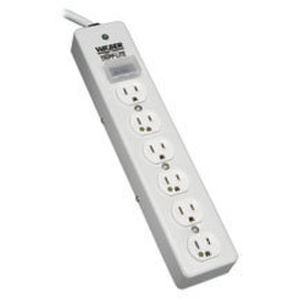 Tripp Lite SPS610HGRA 6AC outlet(s) 120V 3m White surge protector