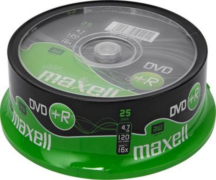 Maxell M161 4.7GB DVD+R 25Stück(e) DVD-Rohling