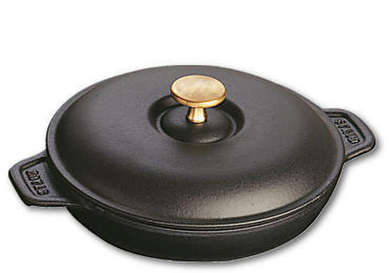 Staub Hot plate round Cast iron Black 1pc(s)