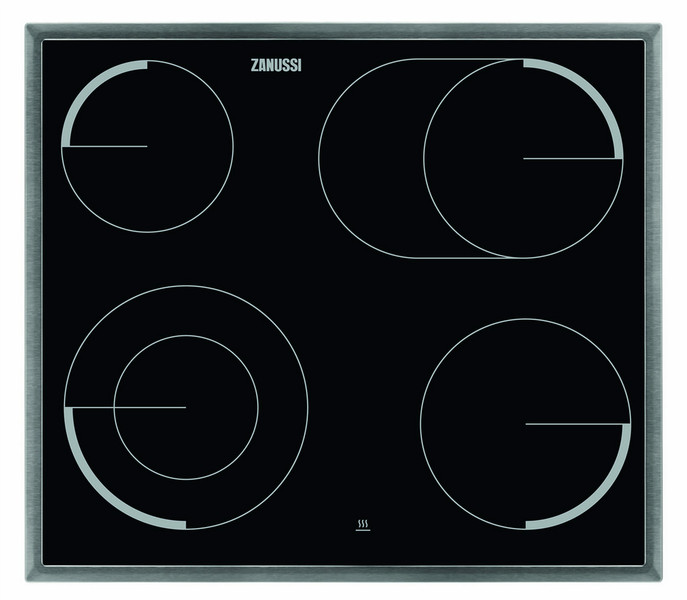 Zanussi ZEV6046XBA Eingebaut Ceramic hob Edelstahl